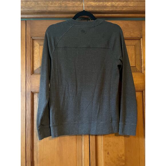 The Normal Brand Women's Crewneck Pullover Sweatshirts Long Sleeve Gray Size S - Picture 3 of 11